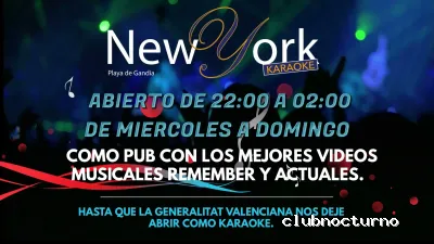 NEW YORK KARAOKE GANDIA