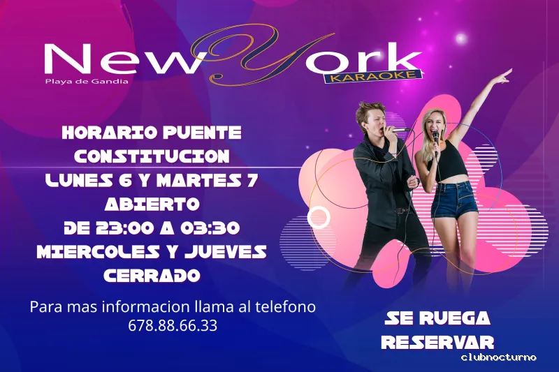 NEW YORK KARAOKE GANDIA