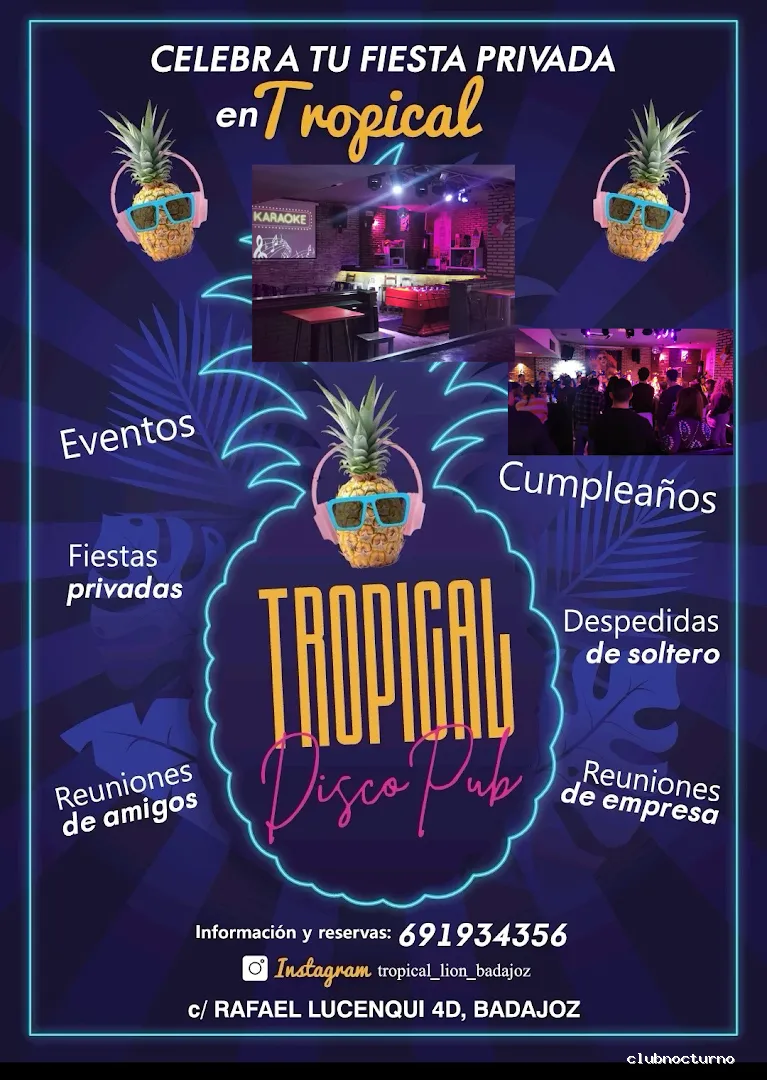 TROPICAL DISCO PUB