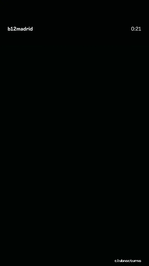 Discoteca B12 Madrid