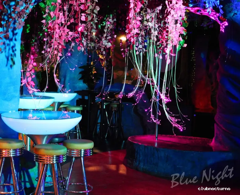 Strip Club Barcelona Blue Night