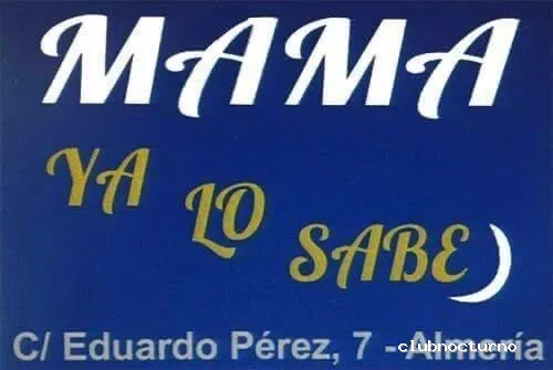 BAR DE COPAS MAMA YA LO SABE