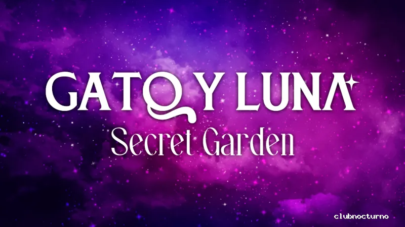 Gato y Luna - Secret Garden