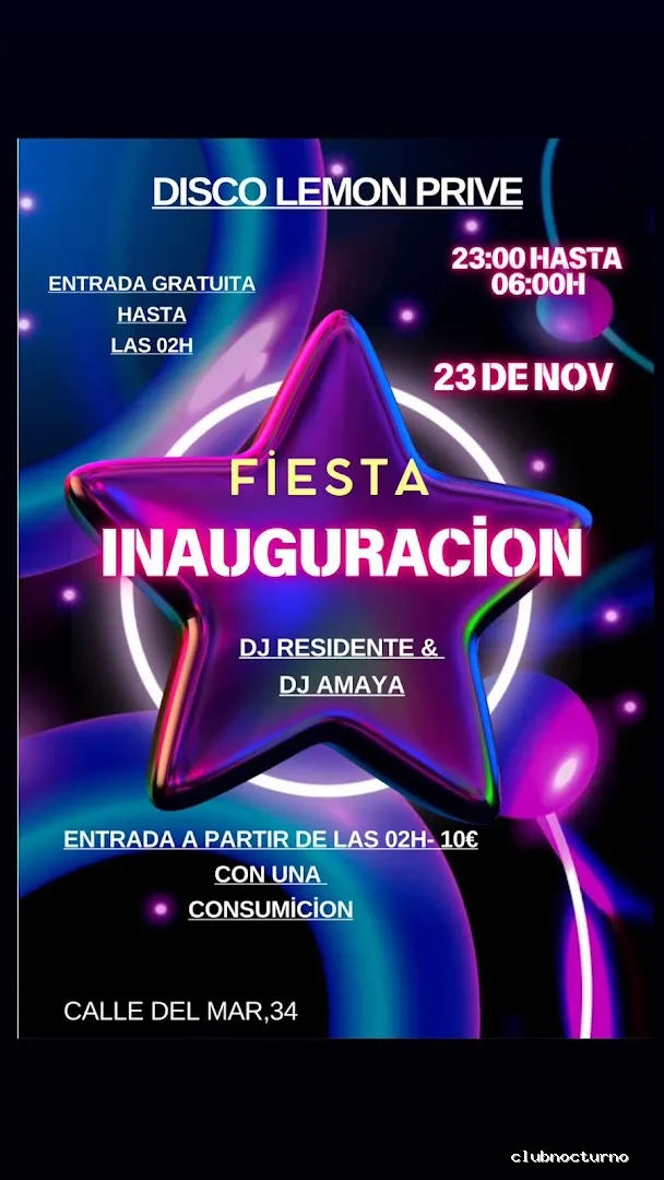 Discoteca Lemon Prive Calella