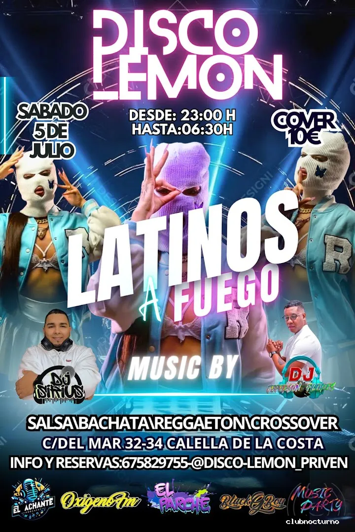 Discoteca Lemon Prive Calella