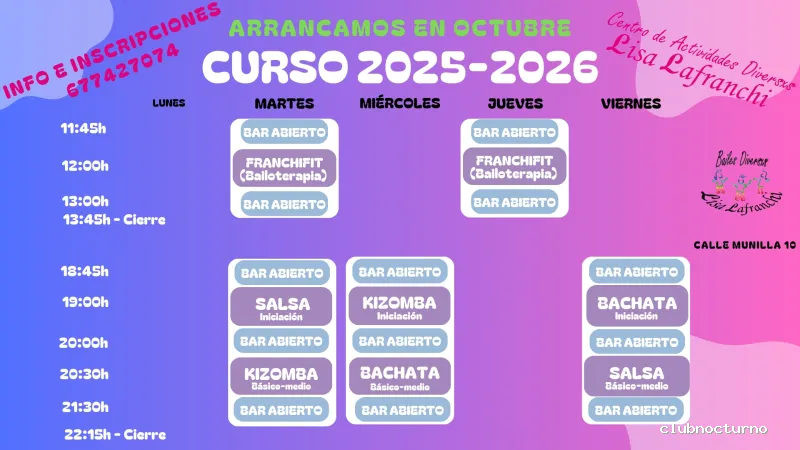 Escuela de baile Centro de actividades diversxs, Lisa Lafranchi. Academia de Baile. Bailes diversxs.