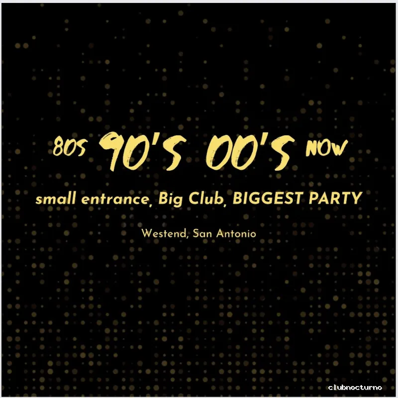 80s 90s 00s Bar and Club