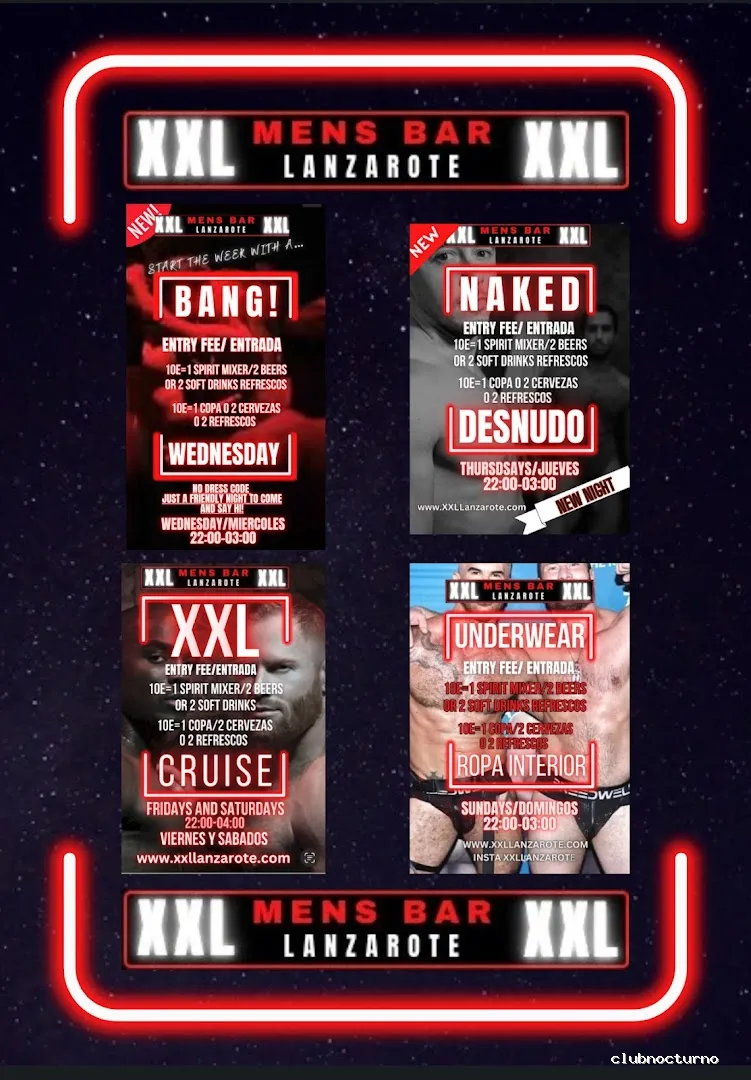 XXL Lanzarote Mens Bar