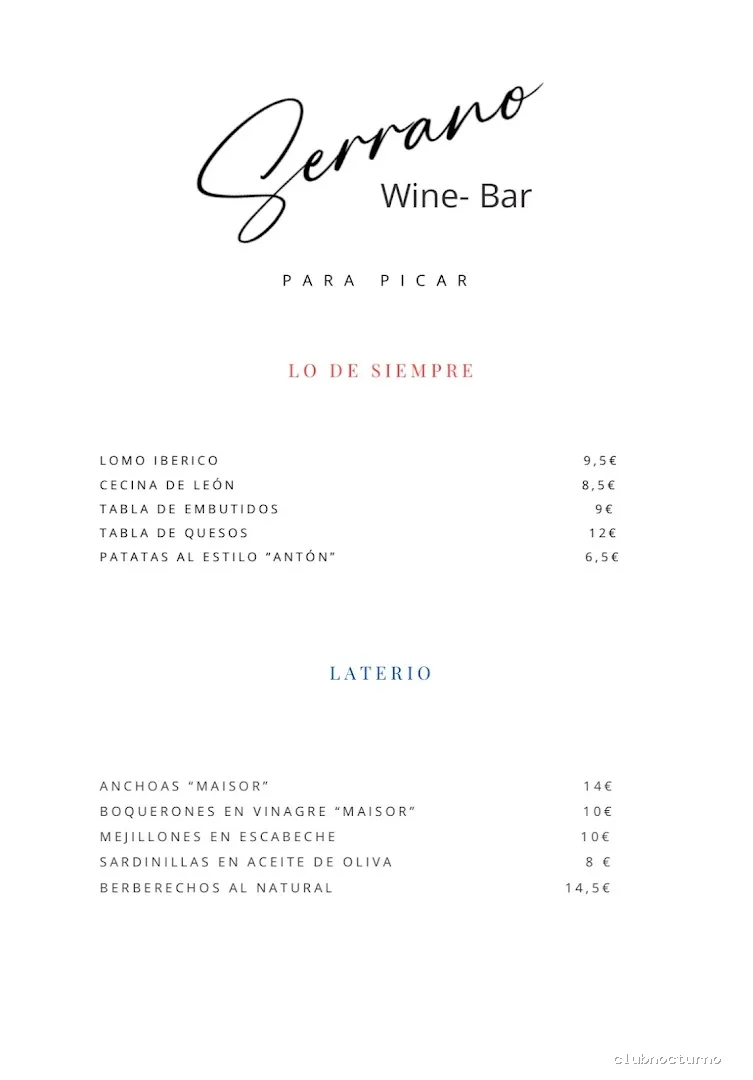 Serrano Wine-Bar
