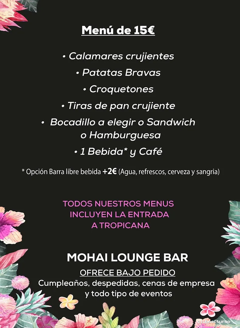 Mohai Lounge (Discoteca TROPICANA)